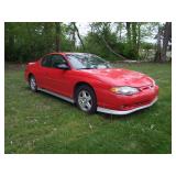 2003 Chevrolet Monte Carlo SS (Red) 2 Door Coupe 