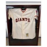 #189 Willie Mays Autographed San Francisco Giants Cooperstown Collection Jersey with Say Hey COA