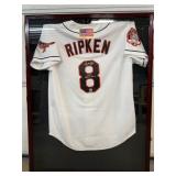 #197 Cal Ripken Jr signed Orioles Jersey - HOF Ins w/ Fanatics COA - framed