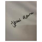 #198 Hank Aaron Autographed #44 Mitchell & Ness Atlanta Braves Cooperstown Collection 1974 Alt. Jer