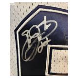 #199 Emmett Smith Autographed and Inscribed “#22” Dallas Cowboys Jersey Framed