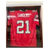 #200 Deion Sanders Autographed and Inscribed “HOF 2011” #21 Atlanta Falcons Jersey with Beckett COA 