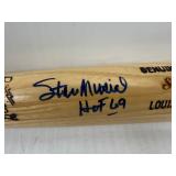 #106 Stan Musial Inscribed HOF 69 Louisville Slugger Powerized Genuine 180 Baseball Bat 
