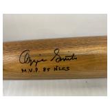 #107 Ozzie Smith Signed and Inscribed MVP 85 NLCS Young Bat Co. Professional Model Baseball Bat