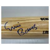 #108 Ernie Banks Signed Louisville Slugger Powerized Genuine 180 Baseball Bat 