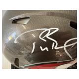 #120 #120 Tom Brady Buccaneers signed helmet with Fanatics COA with acrylic case