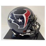 #132 Deshaun Watson Texans signed helmet with Beckett COA and Deshaun Watson  COA with acrylic case