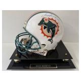 #142 Dan Marino 13 Dolphins signed helmet with acrylic case