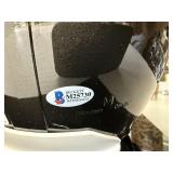 #144 Ray Lewis Ravens signed helmet with Beckett COA with acrylic case 