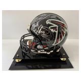 #147 Falcons Team signed helmet incl. Matt Ryan, Devonta Freeman, and other teammates  with acrylic 