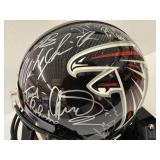 #147 Falcons Team signed helmet incl. Matt Ryan, Devonta Freeman, and other teammates  with acrylic 