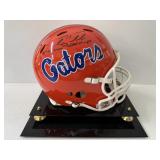 #149 Tim Tebow Florida signed helmet “07 Heisman 06/05 Champs” inscription with  Tim Tebow COA and P