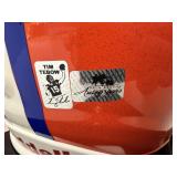 #149 Tim Tebow Florida signed helmet “07 Heisman 06/05 Champs” inscription with  Tim Tebow COA and P