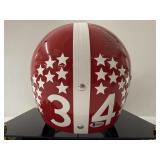 #152 Herschel Walker Georgia signed helmet “82 Heisman” inscription with Beckett  COA with acrylic c
