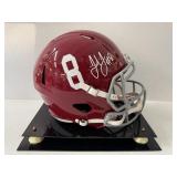#154 Julio Jones #8 Alabama signed helmet with JSA COA with acrylic case
