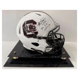 #155 Steve Spurrier South Carolina signed helmet “HBC 2X SEC Coach of Year” with  PSA DNA COA with a