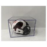 #159 Josh Allen 17 Bills signed mini helmet with Beckett COA with acrylic case