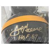 Joe Greene Steelers signed mini helmet “HOF 87”