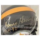 Franco Harris Steelers signed mini helmet “HOF 90"