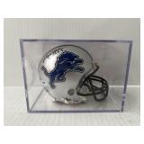 #166 Matthew Stafford 9 Lions signed mini helmet with Matthew Stafford COA and PSA  DNA COA with acr
