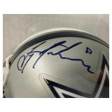 #170 Troy Aikman 8 Cowboys signed mini helmet with acrylic case
