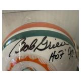 #172 (4) Mini helmets incl. Bob Griese Dolphins signed mini helmet 