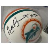 #172 (4) Mini helmets incl. Nick Buoniconti Dolphins signed mini helmet 