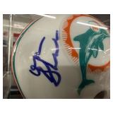 #172 (4) Mini helmets incl. Don Shula Dolphins signed mini helmet 