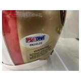 #173 Dwight Clark 49ers signed mini helmet “‘THE CATCH’ 1.10.82” 