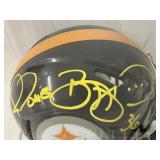 #174 (3) Mini helmets incl. Jerome Bettis 36 Steelers 