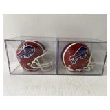#175 (2) Mini helmets incl. Bruce Smith Bills signed mini helmet “HOF ‘09” 