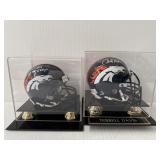 #176 (2) Mini helmets incl. Demarcus Ware Broncos signed mini helmet