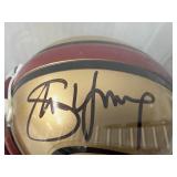 #180 Steve Young 49ers signed mini helmet