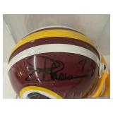 #180 Joe Theismann  7 Redskins signed mini helmet