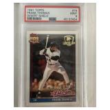 #27 1991 Topps Frank Thomas Desert Shield #79 PSA Graded MINT 9