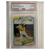 #29 1980 Topps Rickey Henderson #482 PSA Graded NM-MT 8