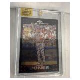 #38 2016 Topps Archives Signature Series Topps Chrome Chipper Jones Signed Card 1/1