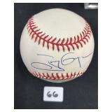 #66 Tony Guinn Signed Baseball