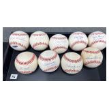 #76  Autographed Baseball Lot #2 incl. Gaylord Perry, Steve Carlton, Reggie Jackson, etc. 