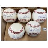 #80 Detroit Tigers Autographed Baseball Lot #6 incl. Kirk Gibson, Al Kaline, Jack Morris, Alen Tramm
