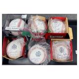 #83 2021 Atlanta Braves Autographed Baseball Lot incl. Eddie Roseario, Ian Anderson, Smith,  etc.