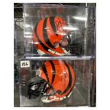 #186 Lot of 4 Autographed Mini Helmets incl. Bangels