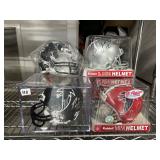 #188 Lot of 6 Autographed Mini Helmets incl. Atlanta Falcons