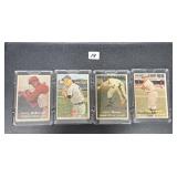 #14 (4) 1957 Topps Frank Robinson (R), AL Kaline, Cletis Boyer, & Roy Campanella