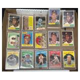 #16 1959 - 61 Topps Baseball HOFers incl. Brooks Robinson, Erine Banks, Bob Gibson, etc.
