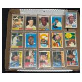 #17 1960- 61 Topps Baseball Incl. Waz Rookie, McCovey, Clemente, Mays, B Rays (R), etc.