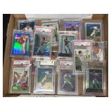 #45 Large Chipper Jones Baseball Card Lot incl. 1996 Topps Chrome Beckett 9 Mint,  1996 Topps Myst. 