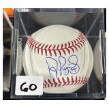 #60 Albert Pujols Signed Baseball with Beckett COA