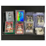 #93 Trevor Lawerence Football Card Lot incl. 2021 Leaf Rookie Pro Set Signed Card,  2018 Leaf US Arm