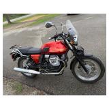 four stroke 744cc Longitudinal V Twin Engine
